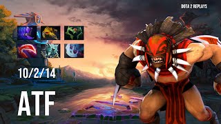 Dota 2 Pro Gameplay Ammar The F Bloodseeker 10 2 14 High Skill Dota 2 [upl. by Adkins]