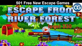 Walkthrough 501 Free New Escape Games level 330  Escape from river forest  Complete Game [upl. by Leary44]