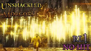 Unshackled Morgott RL1 showcase No Hit Elden Ring mod [upl. by Rednaxela2]