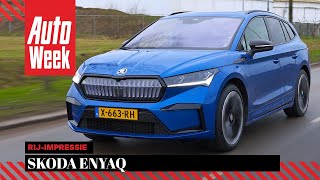 Skoda Enyaq 2024  AutoWeek Review [upl. by Rekab]