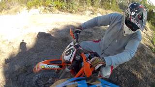 KTM 530 EXCR 2010 Hill Climb Tasmania Australia GOPro HD [upl. by Oakes]