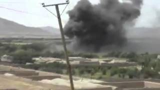 500lb Bomb on Taliban Fighters in Afghanistan [upl. by Nossyla]