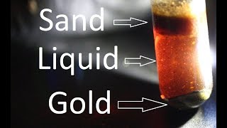 Metal Refining amp Recovery Episode 21 Separate Gold From Sand With Heavy Liquid [upl. by Ainitsirhc]