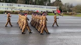 25 Guards Platoon Passing out Parade ITC Catterick December 2021 [upl. by Atsocal]