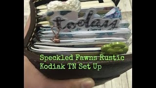 Planner Set Up Speckled Fawns Rustic KodiakTN [upl. by Rasia]