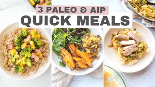 Quick Paleo amp AIP Meals  30min recipes [upl. by Ecyle]