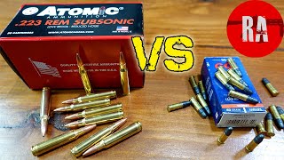 22lr vs 223 subsonic AR15 ammo Are they the same [upl. by Madoc]