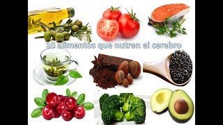 10 alimentos que nutren el cerebro [upl. by Prader]