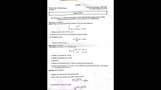 examen analyse 1 usthb 2023 info [upl. by Nancy765]