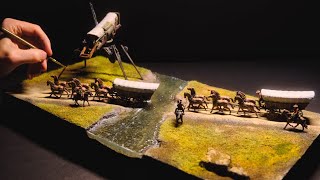 Wild River Crossing  Wild West Diorama [upl. by Jack]