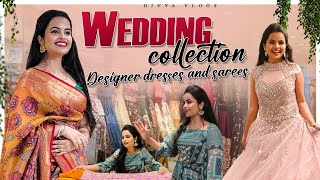 Wedding Collection Designer dresses and Sarees Singhanias Store  Divya Vlogs [upl. by Analad]