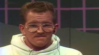 Günther Jauch im Gespräch mit Michael Edwards alias Eddie the Eagle 1988 [upl. by Aivil831]