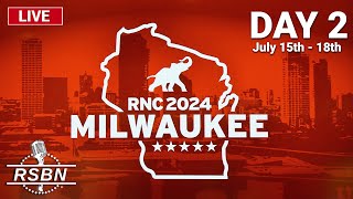 LIVE REPLAY Day Two 2024 Republican National Convention in Milwaukee Wisconsin  71624 [upl. by Verda]