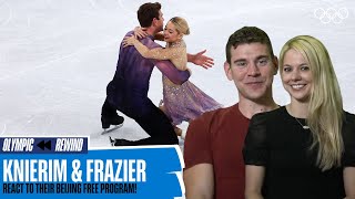 ⛸ Alexa Knierim amp Brandon Frazier react to their Beijing Performance [upl. by Thorny415]