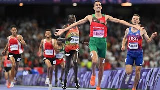 Soufiane El Bakkali wins Mens 3000m Steeplechase Race at Olympics Paris 2024 [upl. by Jaala]