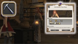 QQ  FFXIV  Miner Level 20  Old Wisdom New Ways [upl. by Darrell]