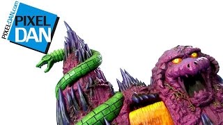 Icon Heroes Masters of the Universe Snake Mountain Polystone Statue Video Review [upl. by Erihppas]