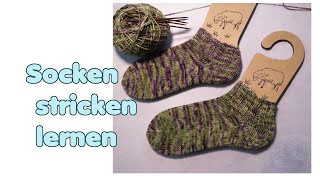 Socken stricken leicht gemacht TEIL 3  Sternspitze vereinfacht [upl. by Nahk]