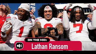 Ohio States Lathan Ransom on improved defense since Oregon loss returning from injury [upl. by Eecyal359]