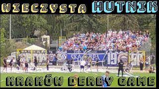 Betclic 2 Liga WIECZYSTA Kraków  HUTNIK Nowa Huta Kraków Derby Game Kraków [upl. by Brenden]