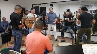 El Conjunto Clasico con Tito Nieves ensayan en Tempo Studiosantesala al Dia Nacional de la Salsa [upl. by Cahra756]