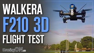 DroningON  Walkera F210 3D Setup and Test Flight Part 2 [upl. by Anikram]