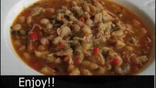 quotSuper Bowl Party Recipe Chicken and White Bean Chili [upl. by Auvil739]