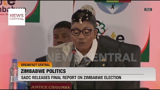 Zimbabwe Politics SADC Issues Conclusive Report on Zimbabwes Election  NC Breakfast  161023 [upl. by Reginauld508]