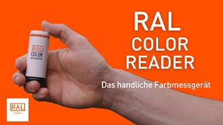 RAL ColorReader  Das handliche Farbmessgerät [upl. by Deelaw]