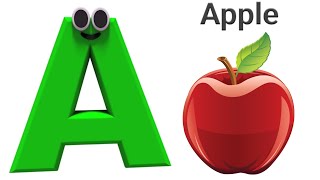 The ABC Phonic Song  Toddler Learning Video  quotA is for Apple a a Apple B is for Baby b b Babyquot [upl. by Adniral]