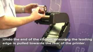 Changing your Merlin Scion thermal number plate printer ribbon [upl. by Ardnael133]