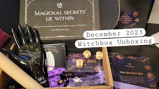 December 2023 Witchbox Unboxing  Mystery Box Unboxing [upl. by Ratna]