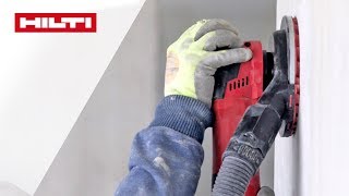 KUNDENMEINUNGEN zum Schleifgerät DGH 130 von Hilti  der Spezialist für Betonwände [upl. by Chadwick]