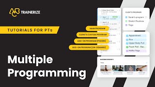 HowTo 👀  Schedule Multiple Training Programs  ABC Trainerize Tutorials [upl. by Akinod331]