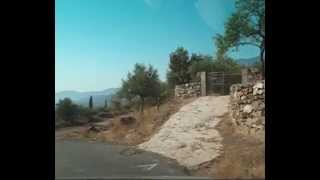 Πλατσα  Καταφύγιο Lets travel by car from Platsa to Katafigio [upl. by Aikmat]