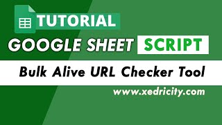 Mass URL Status Checker using Google Sheet Script [upl. by Ingrid880]