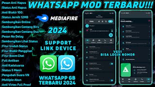 WhatsApp GB Terbaru 2024 100 BISA LOGIN NOMOR LAMA🔥 WA Mod Terbaru 2024🔥 [upl. by Jerry407]