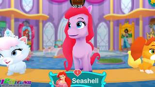 Seashell Pony Ariels Pet  Disney Princess Palace Pets 2 Whisker Haven 2017 Pet Show Kids Game [upl. by Coffee]