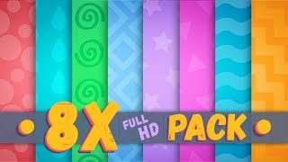 Kids Cartoon Background Pack Full HD [upl. by Nigrom]