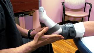 Posterior Tibial Tendon Dysfunction Timonium Foot and Ankle Center Brace Application [upl. by Alrak]