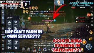 MIR4 600KPS ARBA RUNNING IN SAFEZONE HOF ASIA SERVER BUT HOF CANT FARM IN ASIA MstyleGame [upl. by Sandye]