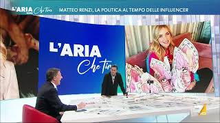 Matteo Renzi quotChiara Ferragni mi disse che facevo schifo oggi le due influencer più [upl. by Cerelly]