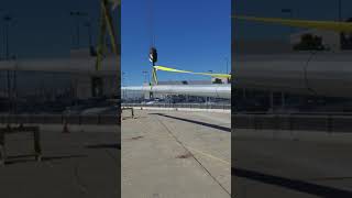 High Mast Light Pole Installation [upl. by Bailie347]