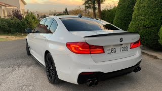 BMW 530e 2019 exhaust sound catback deleted [upl. by Ling215]