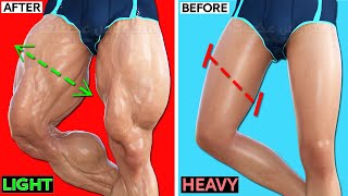 6 Easy Exercises Quadriceps Workout  Leg Day [upl. by Auqinom461]