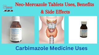 Carbimazole Tablet Used for  NeoMercazole Tablet Uses  Benefits and Side Effects  UrduHindi [upl. by Alberik]