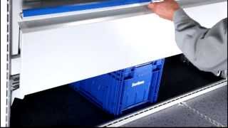 Sortimo Fahrzeugeinrichtungen Liftklappe  Van racking liftup flap [upl. by Rosane]