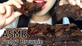 ASMR FUDGY BROWNIES 리얼사운드 먹방 REAL SOUND MUKBANG [upl. by Dimitri969]