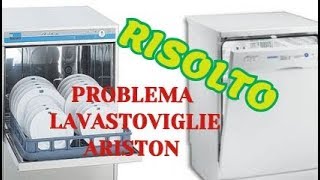 PROBLEMA Lavastoviglie Ariston e SOSTITUZIONE INTERRUTTORE PORTA [upl. by Aryt530]