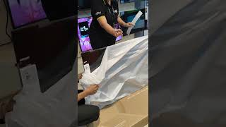 TCL NEW MODEL QLED 55C755 UNBOXING 🤩💥 tclqledtvytshortstechviral [upl. by Rases]